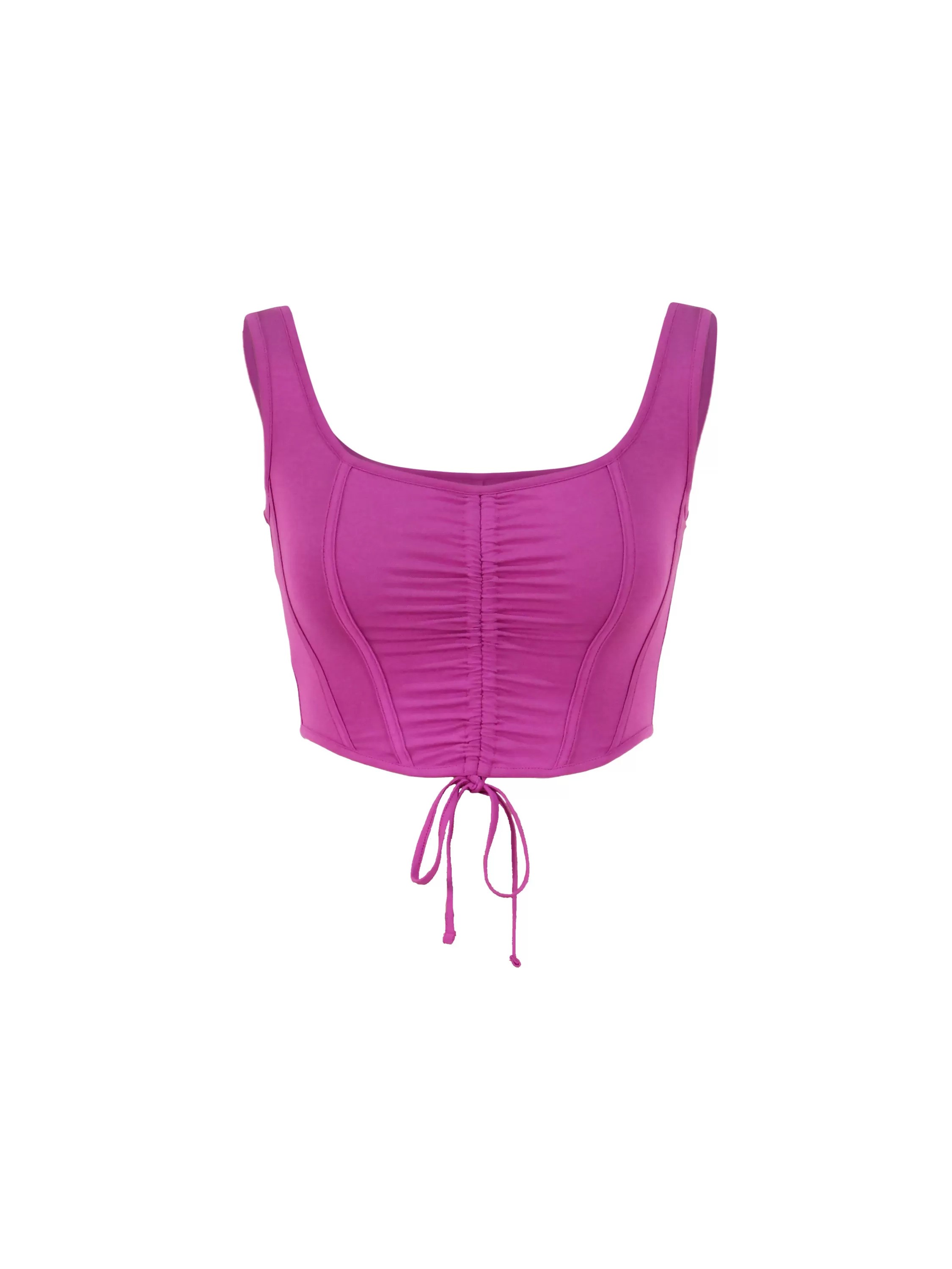 Gathered Corset Top